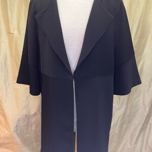 H&M Black Open-Front Coatigan